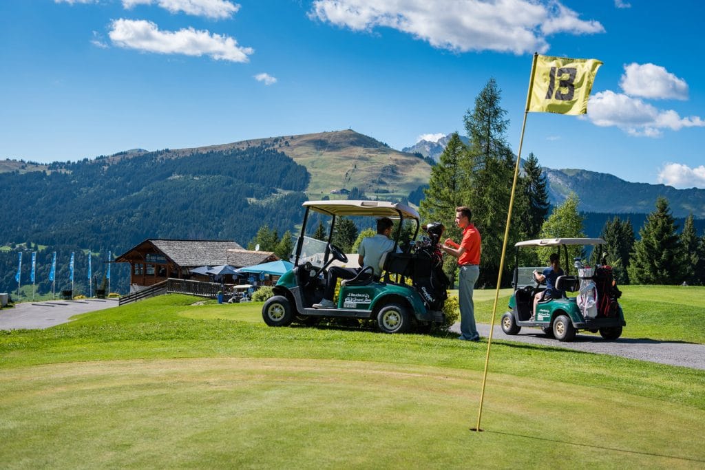 Golf Les Gets vue du parcours de golf