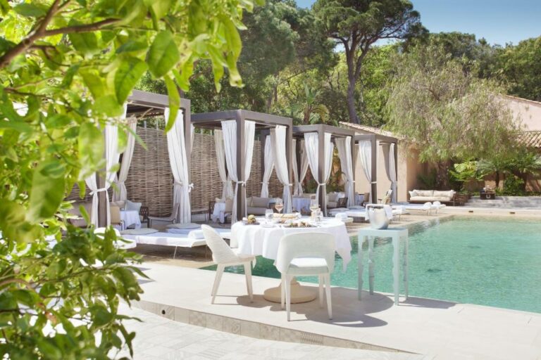 Pool im oder in der Nähe von MUSE Saint Tropez – Small Luxury Hotels of the World