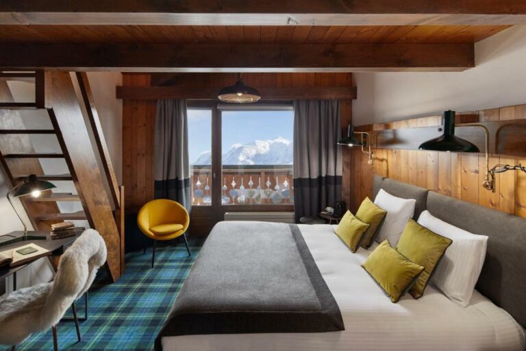 Loungebereich im Chalet Alpen Valley