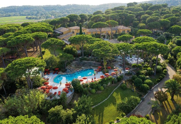 Panoramablick auf das Hotel Villa Marie Saint Tropez