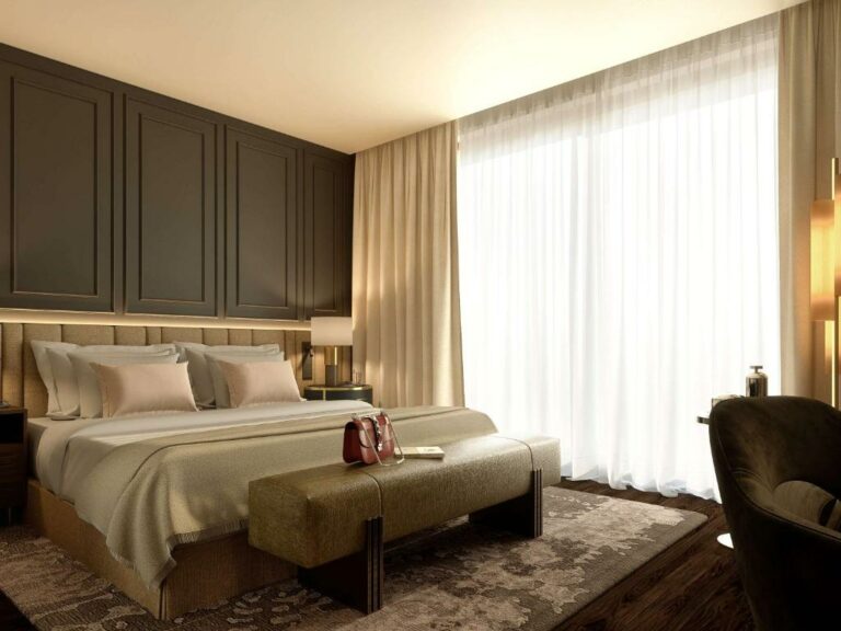 Un ou plusieurs lits dans un hébergement de l’établissement Anantara Plaza Nice Hotel