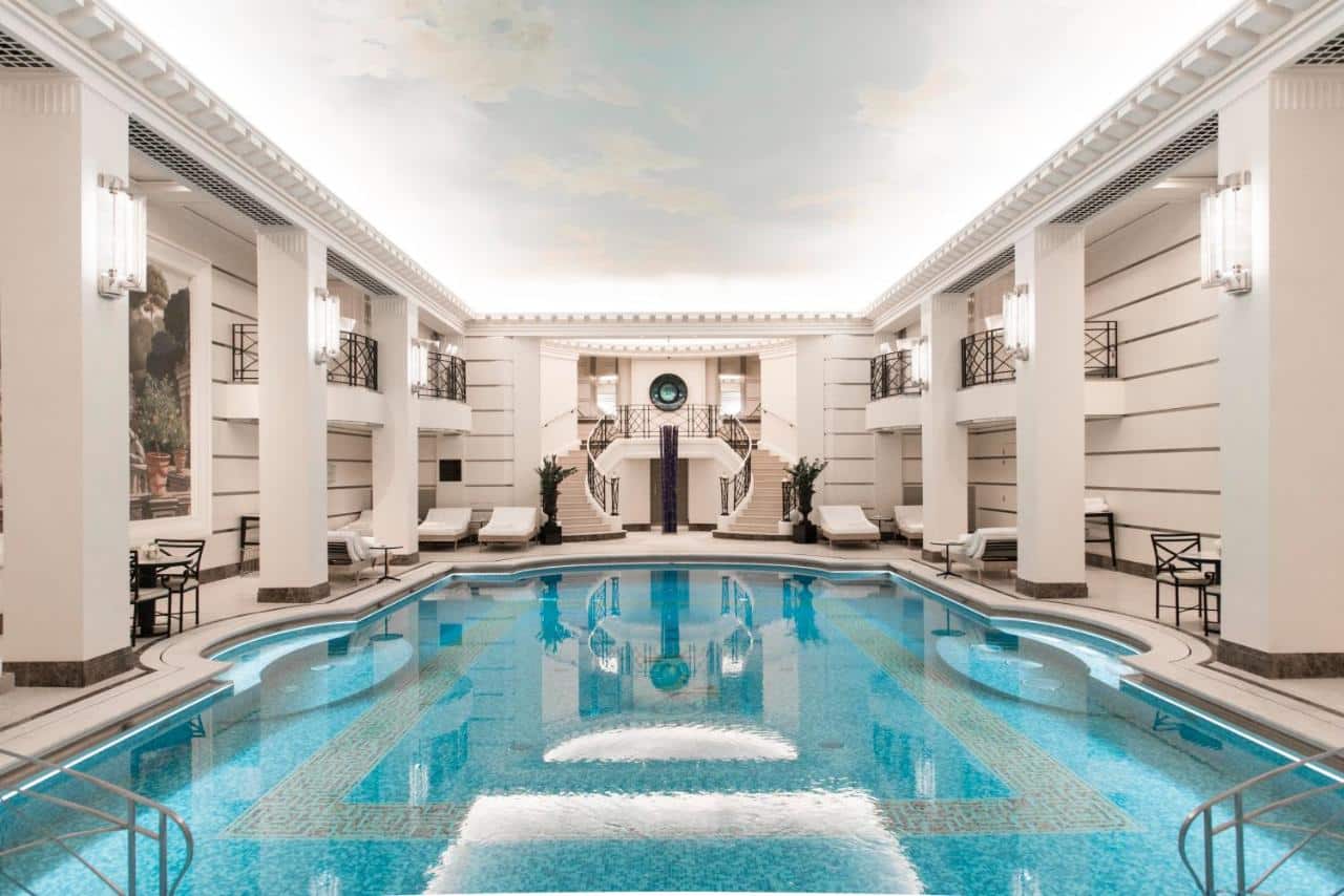 Paris - the most beautiful hotels in the 1st arrondissement Hote ritz indoor swimming pool