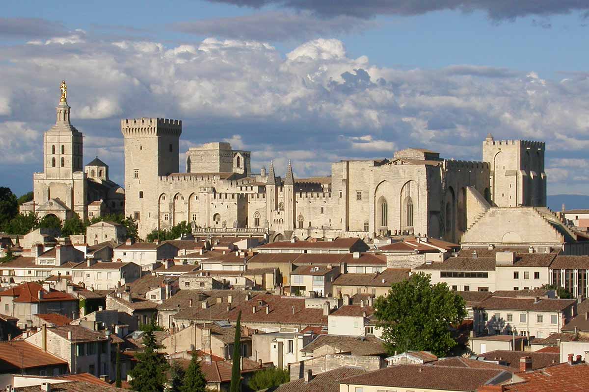 Papstpalast tausend Hotels in der Nähe von Avignon