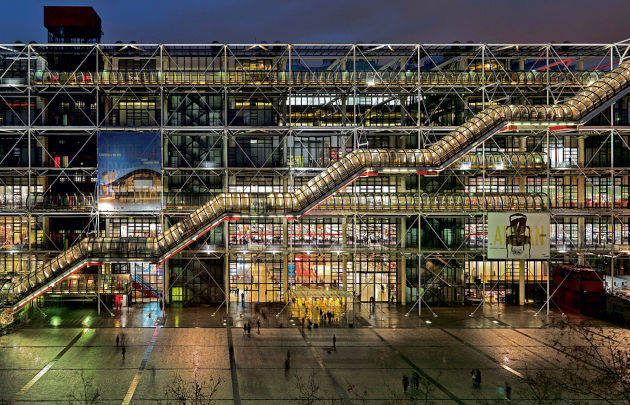 Centro Pompidou Notte